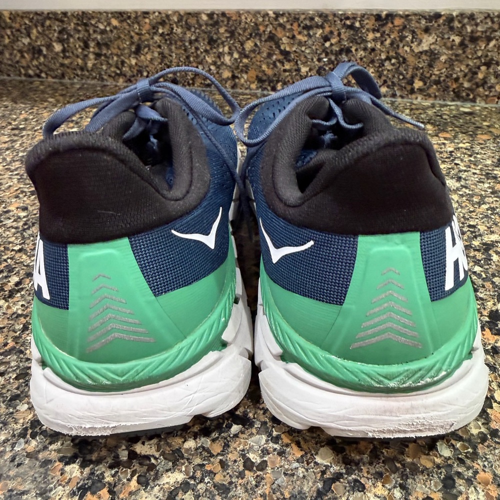 Hoka Navy and Black Athletic Shoes men’s size 11.5 Clifton 7 - Picture 3 of 10